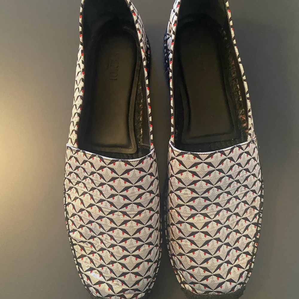 FENDI- men espadrilles - monster eyes - size 10